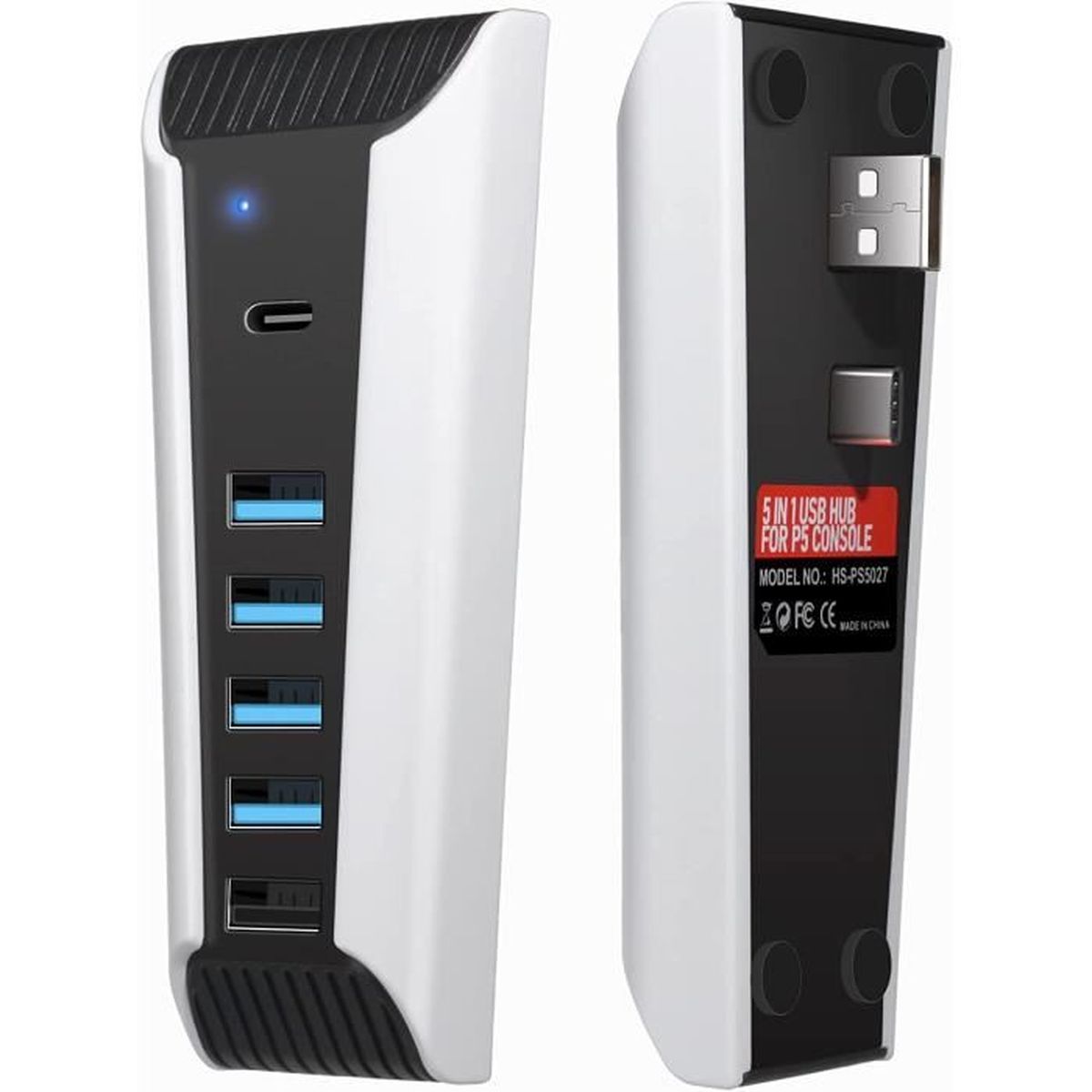 Panier Frontale USB 2.0 Et Audio 3.5mm Pour PC - S'installe En Baie 3.5", 2 Ports USB, Casque/Micro