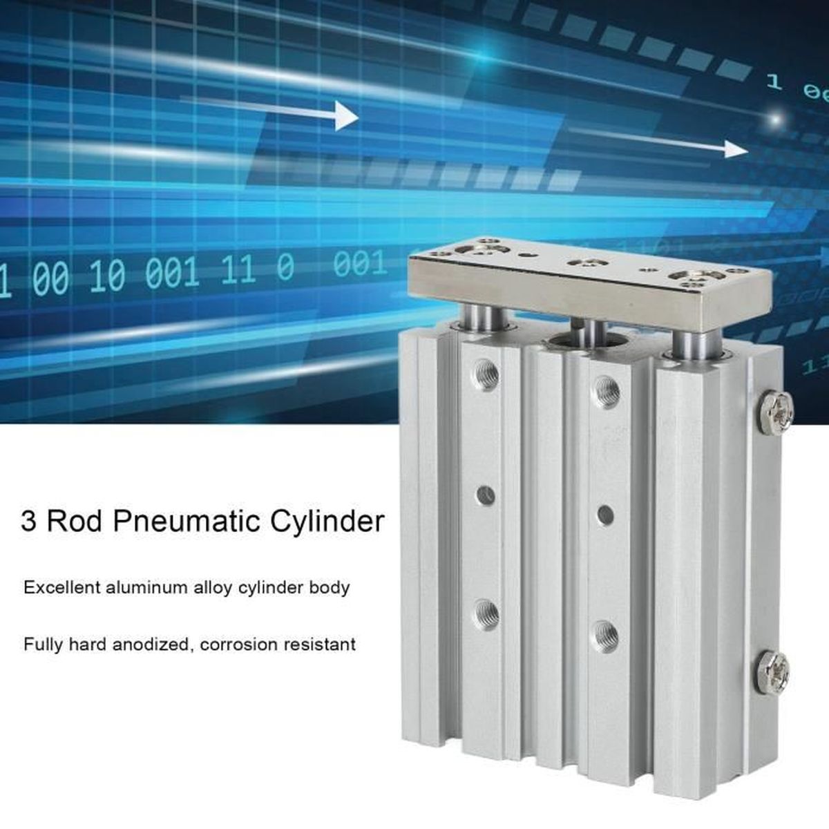 Cylindre Pneumatique SMC Type CQMB - Vérin à Air Compact à Tige Guidée Pour Applications Industrielles - Modèles CQMB12-5, CQMB16-10, CQMB20-20, CQMB25-25, Etc.