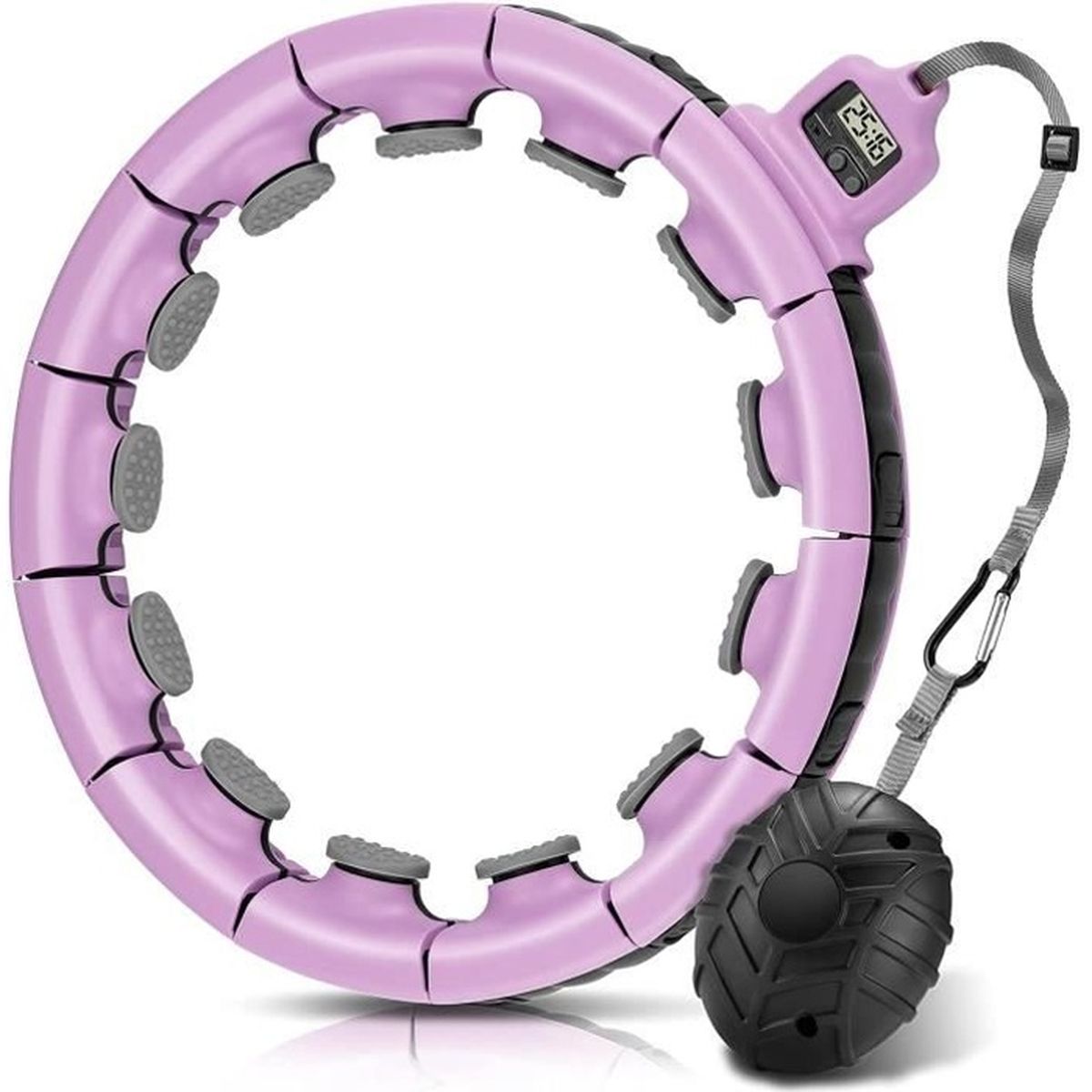 24 Pièces Hula Hoop Intelligent Avec Contre-Cerceau Réduction De Poids Reglable 1 2kg 87780130