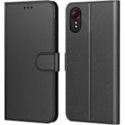 Coque Samsung Galaxy Xcover 5 Noir ,Aurstore Housse avec languette Etui Pochette En Cuir PU Multifonction,Protection En 360