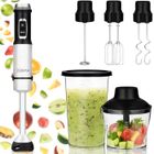 Mixeur plongeant 5en1 Zeegma Handy Chef - 1500W - 15 vitesses - Sans BPA - Lames en acier inox - 800 ml