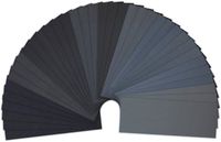 Un ensemble de 30 papiers abrasifs, papier abrasif bleu lac 290*93mm sec à l'eau 80/240/400/800/1000/1200/2000/3000/5000/10000