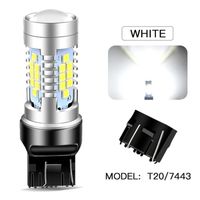 2 pièces W21-5W 7443 T20 - Feux diurnes à LED, Ampoule DRL, Lampe Canbus W21, 5W, 7443 T20, Chevrolet Malibu,
