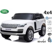 Voiture électrique Land Rover Range Rover noir 2 places 2x12 volts - 4 moteurs - 3 vitesses - autonomie 1h30