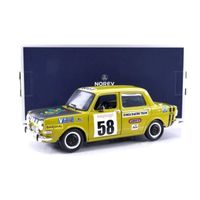Voiture Miniature de Collection - NOREV 1/18 - SIMCA 1000 Rallye 2 / SRT Lille - 1973 - Green / Black