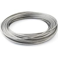 10m câble acier inox 1mm cordage torons 7x7