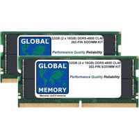 32Go (2 x 16Go) DDR5 4800MHz PC5-38400 262-BROCHE SODIMM KIT MÉMOIRE RAM POUR ORDINATEURS PORTABLES-PORTABLES
