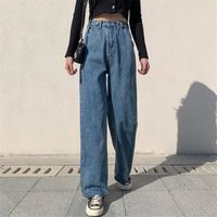 Jeans longs femmes - en taille haute - FR44NPH