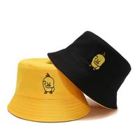 Chapeau Bob Personnalisé Avec Ton Nom - Coton, Large Bord, Pour Homme, Femme, Enfant (noir)