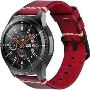 BRACELET MONTRE CONNEC. Bracelet Galaxy Watch 46mm Cuir 22mm Bande Compati
