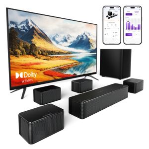BARRE DE SON ULTIMEA Barre de son Dolby Atmos 7.1 avec caisson 