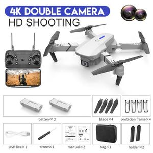 DRONE Sac Dual4K blanc 2B - Drones avec caméra HD grand 