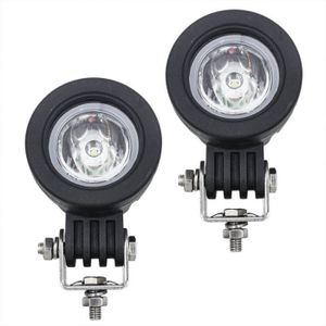 PHARES - OPTIQUES 18W LED Spot Lampe de Voiture Phare de travail LED Feux SUV ATV phares 2PC