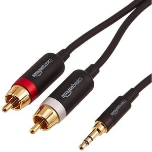 Cable Jack 3 5 Mm 3 Pin Stereo Vers 2 Rca Audio Gauche Droite Cable Tv Video Son Avis Et Prix Pas Cher Cdiscount