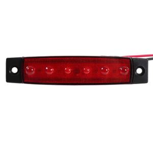 PHARES - OPTIQUES AYNEFY Feu de gabarit latéral 10x 6 LED indicateur de dégagement de marqueur latéral pour camion van caravane camion lumière