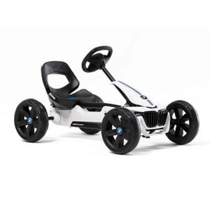 QUAD - KART - BUGGY Kart à pédales BERG Reppy BMW - Pour enfant - Licence BMW - Siège réglable - Pneus EVA - 4 roues