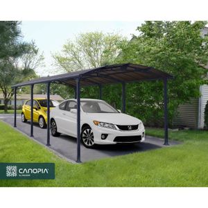 CARPORT Palram – Canopia | Carport Arcadia 3.6x8.6 Gris anthracite