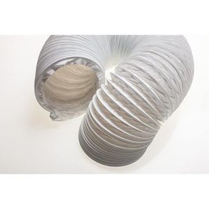 Gaine Aluminium Ø100mm pour hotte extracteur air aérateur climatiseur  3m  Tuyau en Alu flexible résistant à la chaleur - Cdiscount Bricolage