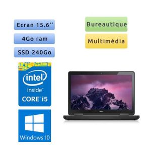 ORDINATEUR PORTABLE Dell Latitude E5540 - Windows 10 - i5 4Go 240Go SS