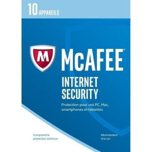 ANTIVIRUS À TELECHARGER McAfee® Internet Security 10 appareils