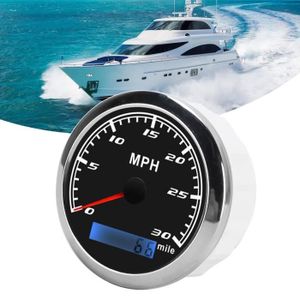 COMPTEUR Garosa Compteur de vitesse 30 MPH Compteur de vitesse GPS universel jauge de vitesse 30MPH IP67 étanche auto compte-