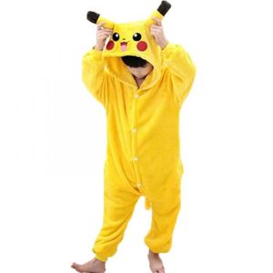 Pyjama Pikachu enfant KIGURUMI enfants Pyjama polaire Pikachu Combinaison  Noel Halloween Cosplay Costume unisex Jaune - Cdiscount Prêt-à-Porter