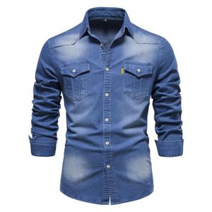 Chemise ville bleu homme Cdiscount
