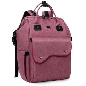 SAC À DOS INFORMATIQUE Sac à Dos de Sport Extérieurs Grand Capicité imperméable pour Camping avec Porte Monnaie - Rouge