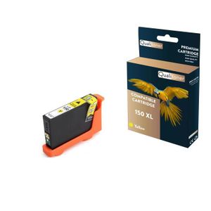 Cartouche Jaune Lexmark 150XL Compatible Qualitoner - Pour Imprimantes Pro