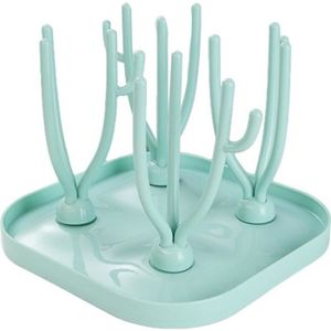 EGOUTTE BIBERON Support de Séchage à Bouteille pour Bébé - SURENHAP - Égoutté Sèche Mamelon - Vert - PP - 20x20cm