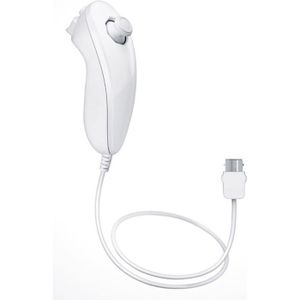 TechKen Manette Wii avec Nunchuck,Wii Contrôleur Wii Télécommande Wii  Remote Controller avec Contrôleur Nunchuk Étui en Silicone Dragonne pour  Wii