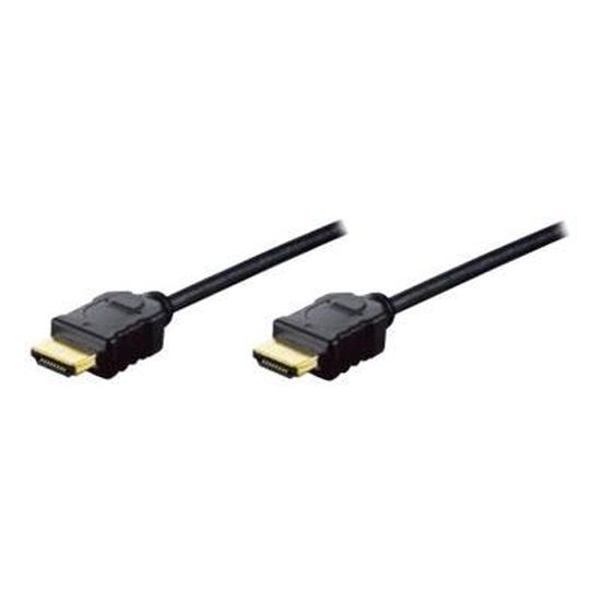 Câble HDMI - ASSMANN ELECTRONIC - AK-330114-050-S - Full-HD - Ethernet - Arc - CEC - 3D - Dolby