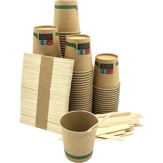 OH YEAH - Lot De 6 Gobelets Jetables En Carton Happy New Year