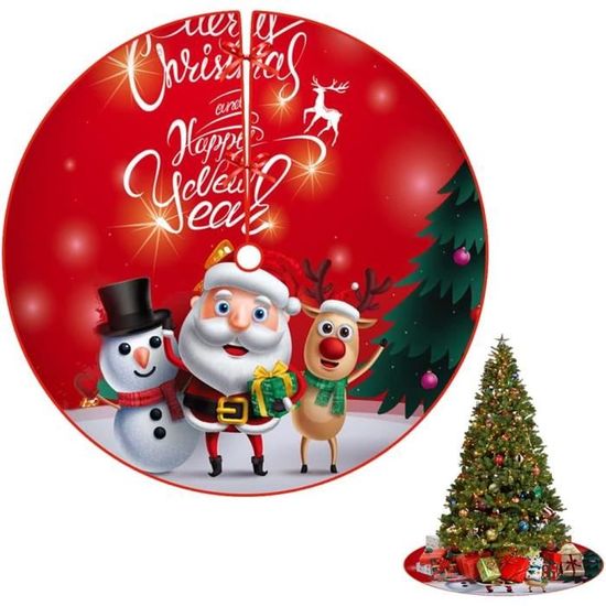 Morbuy Jupe De Sapin De Noël Rond, Couvre Pied Sapin De | FindTheDeal