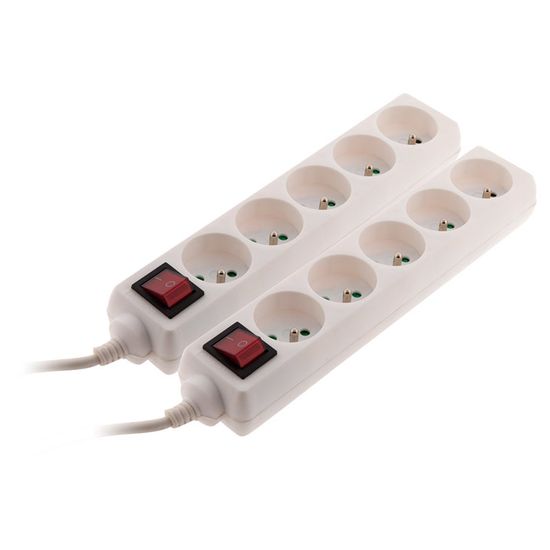 Lot De 5 Multiprises Et Adaptateurs – Prise électrique Type France – 240V