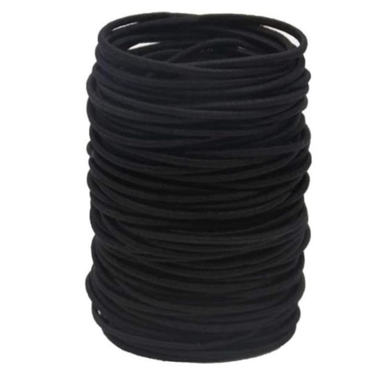 1000 élastiques à Cheveux Fins En Nylon Et Caoutchouc - Transparent - Format Spirale - Neuf Avec étiquettes