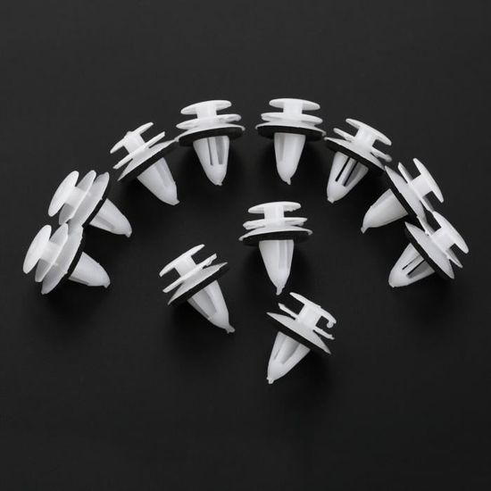 20 pieces rivets en plastique pour voiture,clips de fixation,amortisseur porte voiture,clips 20 pieces rivets en plastique pour voiture,clips de fixation,amortisseur porte voiture,clips