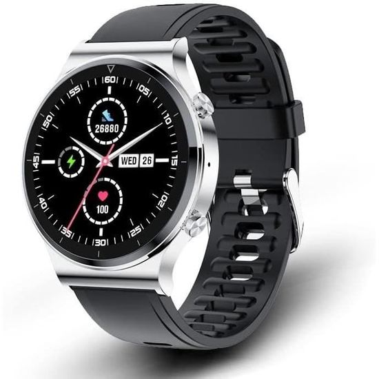 Montre de surveillance de la santé de podomètre de fréquence cardiaque