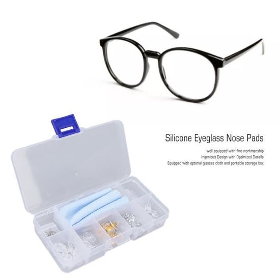 MSA Plaquettes De Nez En Silicone Sans Odeur Anti Derapant Kit De Reparation De Lunettes Flexibles Pour La Plupart Des Lunettes Cdiscount