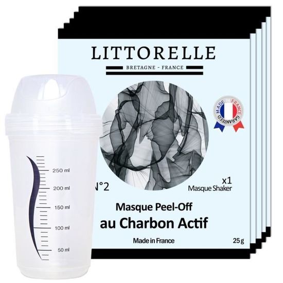 Masque peel-off au charbon actif pour visage - Revuele Peel Off Active