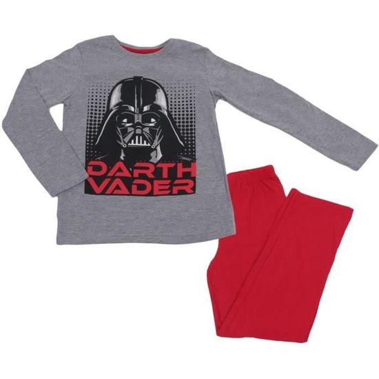 Ensemble pyjama Star Wars gar on Gris rouge Cdiscount Pr t Porter