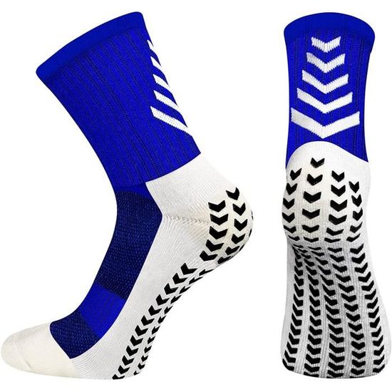 Chaussettes Football Enfant Lot De 4 Paires - Hautes, Bleues, En Polyester, Pour Garçons Et Filles 5-12 Ans - 7