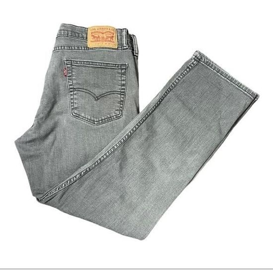 LEVI S 514 STRAIGHT FIT JEANS GRIS HOMME GREY Cdiscount Pret a Porter