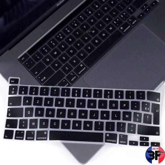Français  Silicone Clavier Coque de Protection / Couverture pour MacBook Pro 16" M1 (2019+)  MacBook Pro 13" (2020+)  EU/France