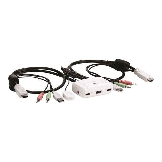 TRENDnet TK-215i - Câbles KVM 2 ports USB - HDMI +