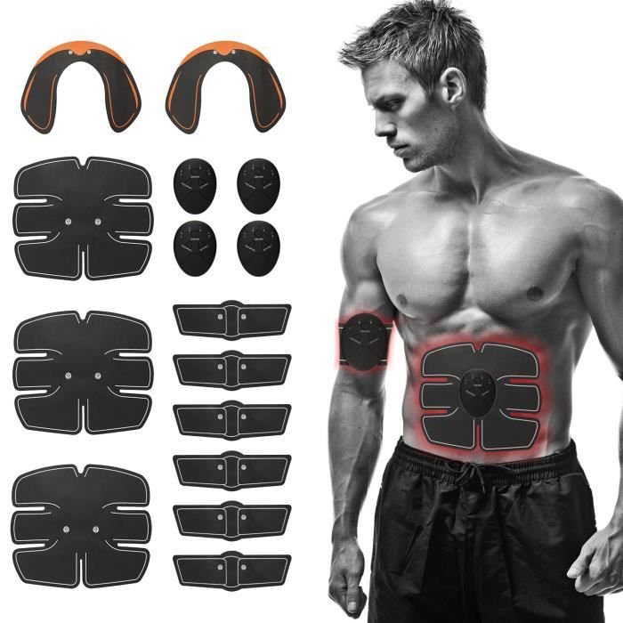 15 pièces EMS Ultimate Muscle Stimulator Training Gear Hip Trainer Set Fitness Equipment Fit Full Body