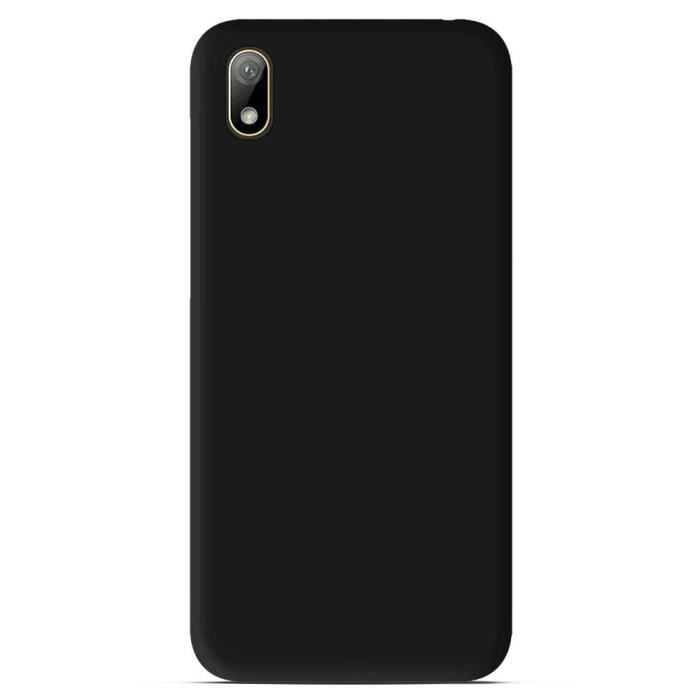 Coque Huawei Y5 2019 Silicone Gel mat - Noir Mat