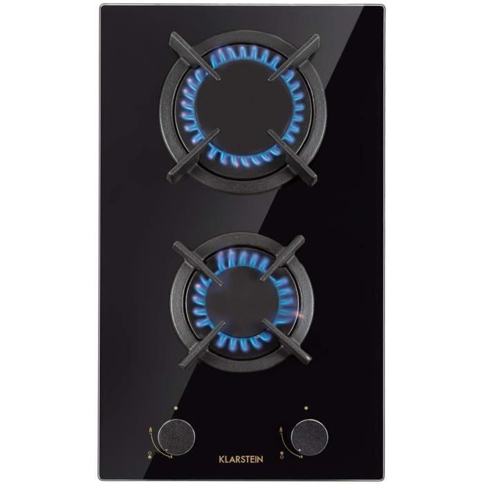 TABLE DE CUISSON INDUCTION - PLAQUE DE CUISSON INDUCTION KLARSTEIN Goldflame - plaque de cuisson à gaz, encastrable, br168