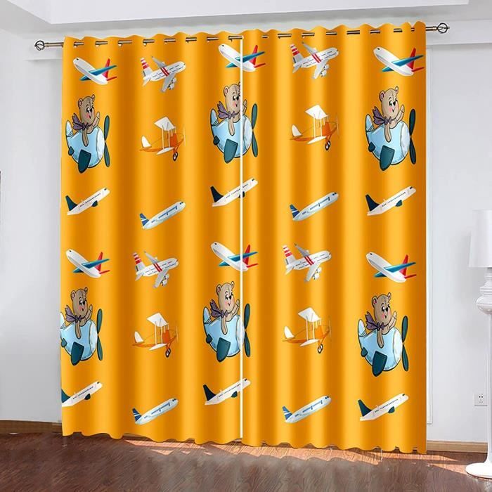 FACWAWF Rideaux d'impression 3D Occultants en Polyester pour Chambre À Coucher, Salon, Appartements D'Hôtel, Adaptés pour Couvri278