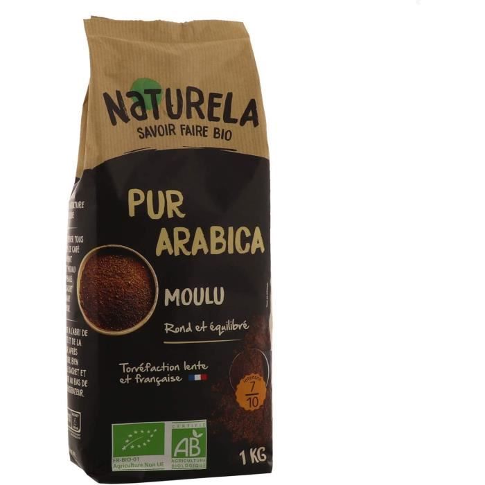 Café Moulu Bio Pur Arabica - 1 kg